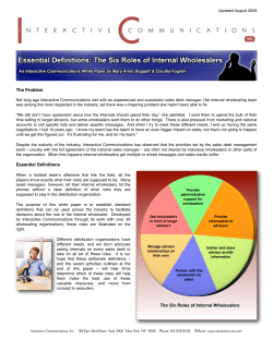 - Interactive Communications