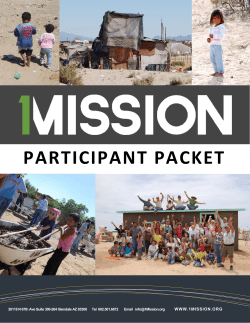 participant packet