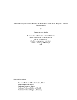 Between History and Identity: Reading the Authentic in