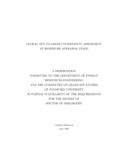 Global Net-to-Gross Uncertainty Assessment at Reservoir Appraisal