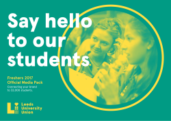 Pack - Leeds University Union