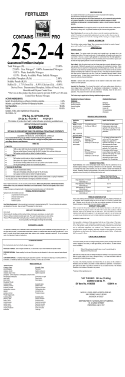 fertilizer contains pro 25-2-4