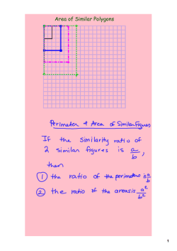 Area of Similar Polygons