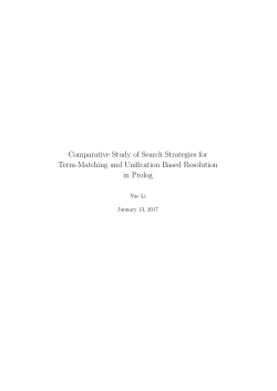 Comparative Study of Search Strategies for Term