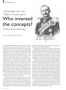 the concepts? - Website of Dr. Rolf D. Baldus