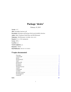 Package `desire`
