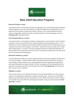 Basic Adult Education Programs