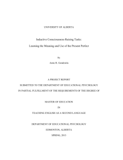 Inductive Consciousness-Raising Tasks: Learning the Meaning and