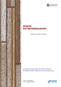 Senior Entrepreneurship