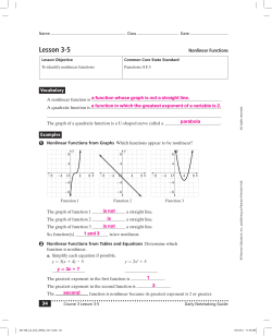 Ch. 3-5 Online Notes