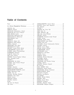 Table of Contents - Grey House Publishing