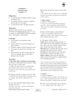 Lesson 3 &bull; 4-7 - Marine Matters