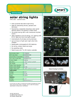 solar string lights