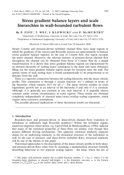 Stress gradient balance layers and scale hierarchies in wall