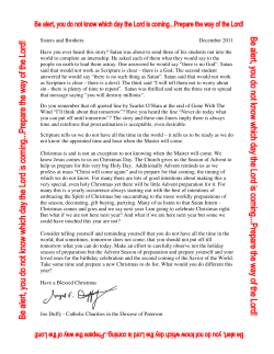 December 2011 Have you ever heard this story