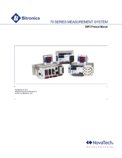 DNP3 Protocol Manual
