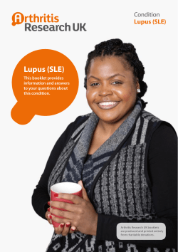 Lupus (SLE) - Arthritis Research UK