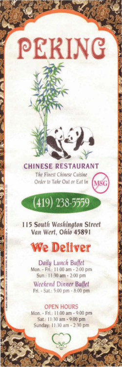 (419) 238-5559 We IDe Ivell`