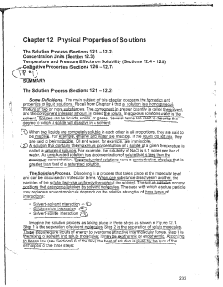 Chapter 12. Physical Properties of Solutions