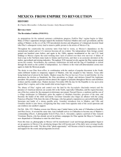 Mexico: Empire to Revolution