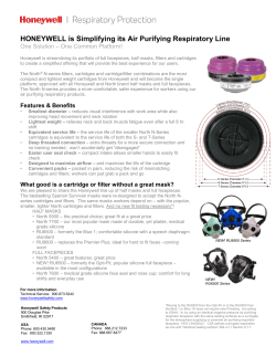 Optimization Flyer - Honeywell Safety Products