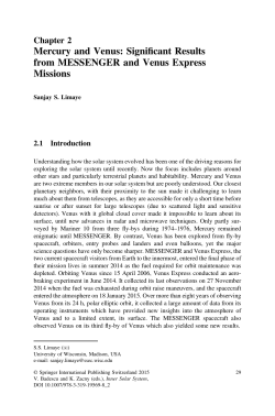 Mercury and Venus: Significant Results from MESSENGER and