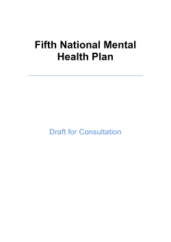 Fifth National Mental Health Plan