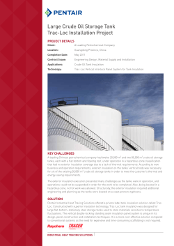 Large Crude Oil Storage Tank Trac