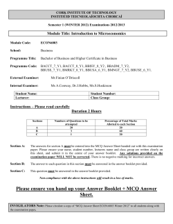 Marketing/Management Dept