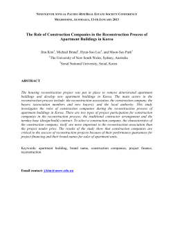 The Role of Construction Companies in the Reconstruction Process