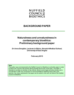 Naturalness and unnaturalness in contemporary