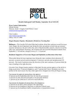 1 Results Embargoed Until Monday, September 26 at 12:01AM