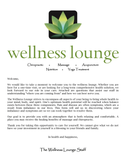 New Clients - Wellness Lounge