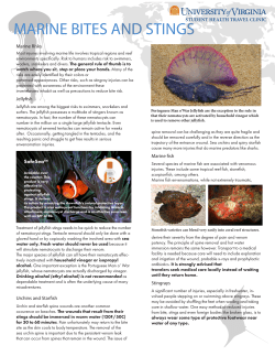 MARINE BITES AND STINGS