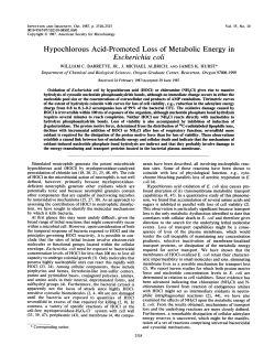 Escherichia coli - NHP, Natural Health Products, Doğal Sağlık &Uuml;r&uuml;nleri