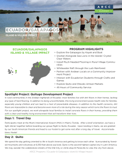 Itinerary - Adventures Cross Country