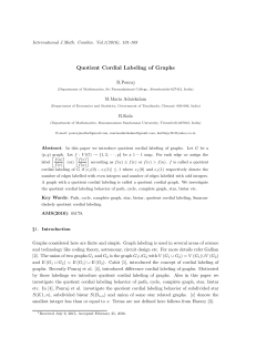 Quotient Cordial Labeling of Graphs