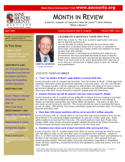 Month in Review - Arundel-on-the-Bay