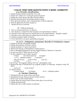 +2 BLUE PRINT WISE QUESTIN PAPER 10 MARK