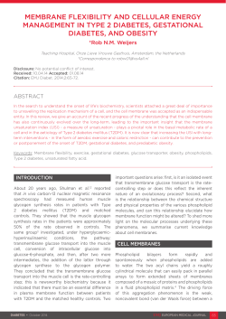 MEMBRANE FLEXIBILITY AND CELLULAR ENERGY