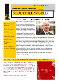 Issue 41 - Sedgehill School
