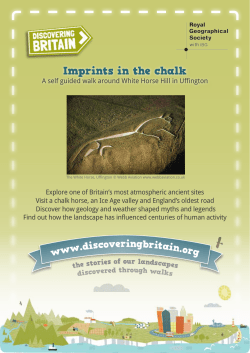 Imprints in the chalk