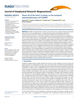 Fluxes all of the time? A primer on the temporal representativeness