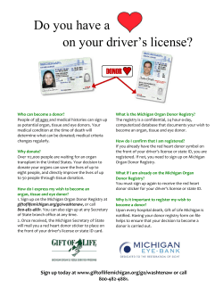 Do you have a on your driver`s license?