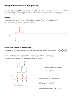Multiplicative Inverse