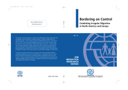 Bordering on Control - Combating Irregular Migration in North