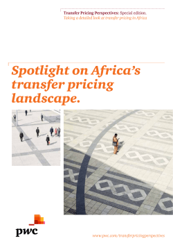 Spotlight on Africa`s transfer pricing landscape