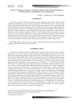 Effect and mechanism of nanosize copper oxide on some