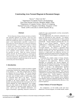 Constructing Area Voronoi Diagram in