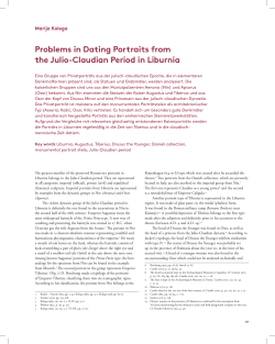 Problems in Dating Portraits from the Julio